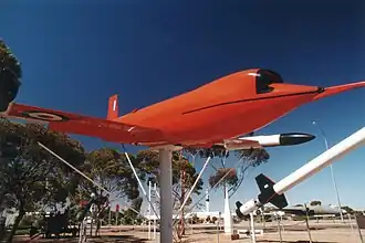 Vue de l'avion.