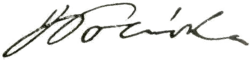 signature de Jiří Polívka