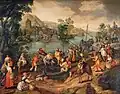 Joachim Bueckelaer, La Fuite en Égypte, h/p, 1563.