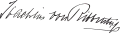 Signature de Joachim von Ribbentrop