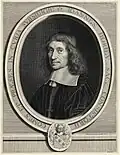 Portrait de Jean Dorieu, gravure de Robert Nanteuil