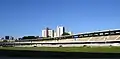 Vue de la tribune depuis le terrain