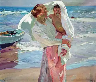 La Sortie du bain