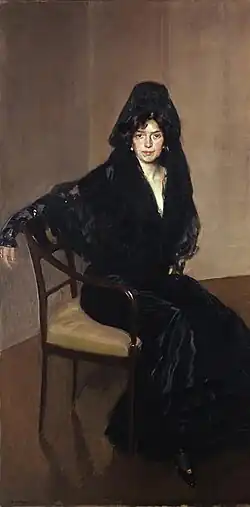 Señora de Sorolla avec une mantille espagnole, 1902The Hispanic Society of America, New York