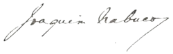 signature de Joaquim Nabuco
