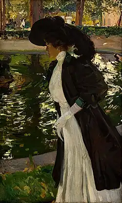 Clotilde se promenant dans les jardins de La GranjaMusée national des Beaux-Arts (Cuba)
