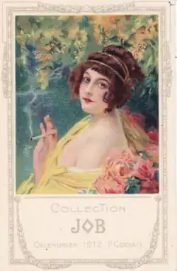Paul Jean Gervais, carte postale, 1912