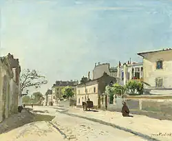 Rue Notre-Dame, par Johan Barthold Jongkind, Rijksmuseum Amsterdam (1866).