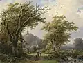 Wanderer am Bach (1854)