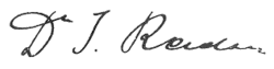 signature de Johann Radon