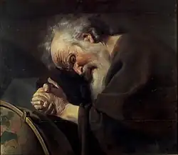Heraclite par Johannes Moreelse, 1630, Utrecht Centraal Museum