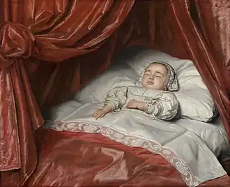 Johannes Thopas (de), portrait probable de Catharina Margaretha van Valkenburg, 1682, Mauritshuis