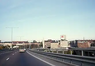 Johanneshovsbron en novembre 1986.