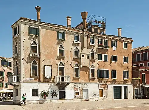 Maison de Jean Cabot à Venise.