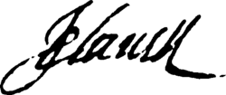 signature de John Clavell