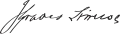 Signature de John Graves Simcoe