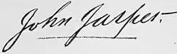signature de Jasper Johns