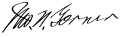 Signature de John Nance Garner