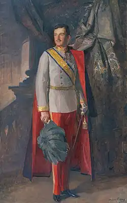 Portrait peint de l'empereur.