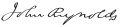 Signature de John Reynolds