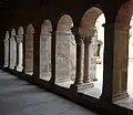 Galerie nord XVIIIe&nbsp;siècle, arches surbaissées.