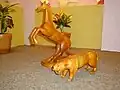 Sculptures en bois, Jonuta