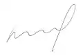 Signature de Joop den Uyl