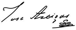 Signature de José Gervasio Artigas