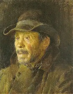 Le Braconnier, 1895, huile sur toile, 25&nbsp;×&nbsp;20&nbsp;cm, Juiz de Fora, Musée Mariano Procópio.
