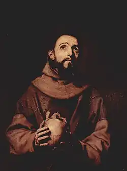 José de Ribera, Saint François, 1643.