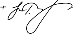 Signature de Jose Advincula, OP