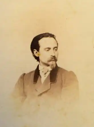 Le peintre Josep Tapiró i Baró, 1864.
