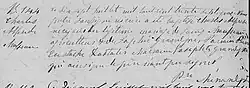 Acte de baptême de Charles Alfred Mousseau. 17 juillet 1837. Paroisse Sainte-Geneviève-de-Berthier de la ville de Sainte-Geneviève-de-Berthier.