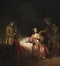 Rembrandt, Joseph accusé par la femme de Potiphar, 1655, National Gallery of Art.