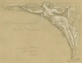 Joseph Félon, Esquisse d’une Renommée pour l’hôtel de ville de Paris (XIXe siècle).