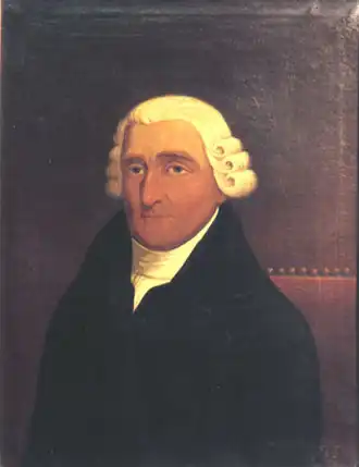Portrait de Joseph-François Perrault (huile sur toile, 73&nbsp;×&nbsp;54,2&nbsp;cm, Montréal, Musée du Château Ramezay)
