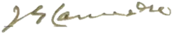 signature de Joseph Gurney Cannon