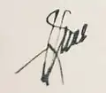 Signature de Joseph Luns