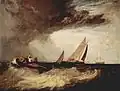 Shoeburyness Fishermen Hailing a Whitstable Hoy, par J. M. W. Turner.