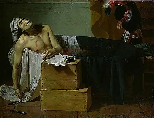 La Mort de Marat (1793) Musée des Augustins, Toulouse