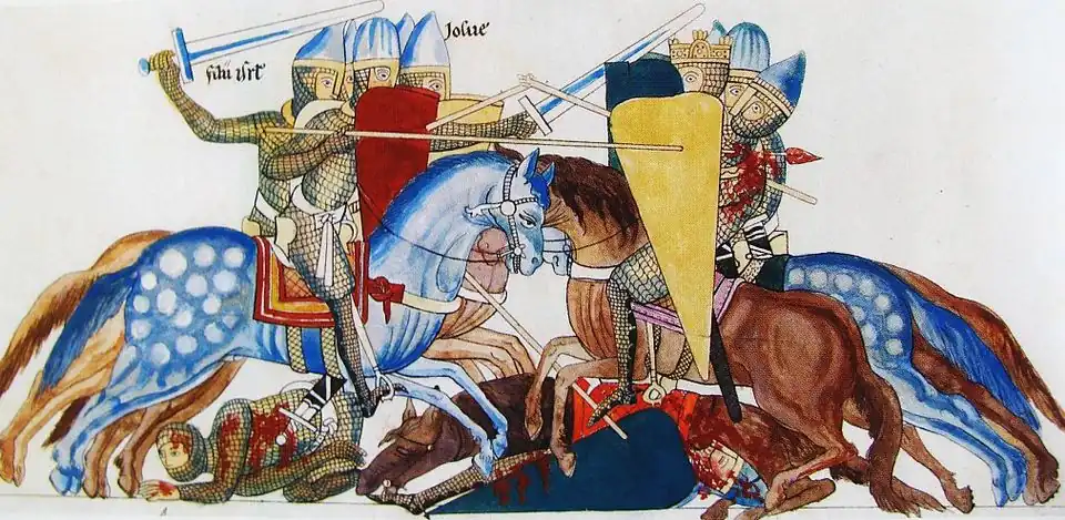 Josué combattant les Amalécites.