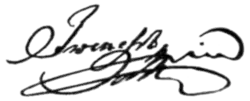 signature de Josif Rajačić