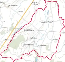 Carte topographique