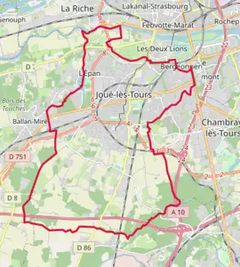 Carte OpenStreetMap.