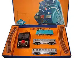 Coffret du Sud-Express - BB 9003 - avant le record du monde de vitesse à 331 km/h en 1955.