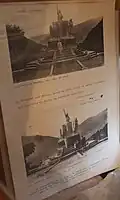 Photos montrant la différence de l'écolier après restauration(document musée municipal).