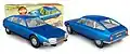Citroën CX 2200 Pallas bleue à friction (30 cm, 1/18e) des années 1970.