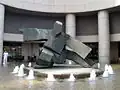 Statue à l'Exchange Square (Hong Kong).