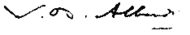 signature de Juan Bautista Alberdi