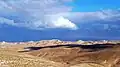Vue depuis Ma'ale Adumim (banlieue de Jérusalem).